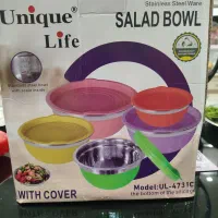 کاسه استیل دربدار یونیک در ژله ای