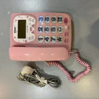 تلفن رومیزی صورتی cask