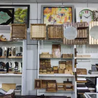 نجاری دکوری چوبی آشپزخانه جهیزیه پایه اینه جعبه