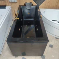 وان جکوزی حمام یک نفره رنگ مشکی و سفید تیک 1