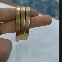 النگویطلای  آینه ای  یازده گرم سه عدد فروشی