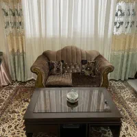 نیم ست مبل ۴نفره با میز جلو مبلی و عسلی