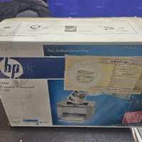 پرینتر تک کاره با کارتن و یونولیت و لوازم hp 1566