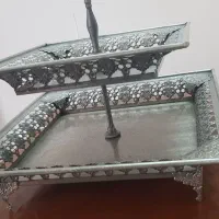 ظرف سرو دو طبقه پیوتر