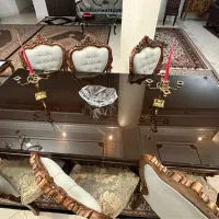 مبل استیل ۹ نفر با ناهار خوری|مبلمان خانگی و میز عسلی|تبریز, |دیوار