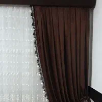 پرده بدون کتیبه|پرده، رانر، رومیزی|قائم‌شهر, |دیوار