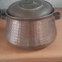 قابلمه مسی قدیمی،یک کیلو و چهارصد گرم