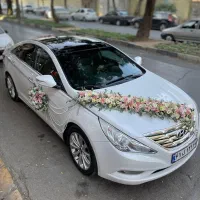 تزیین ماشین عروس در محل