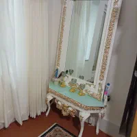 بوفه وآینه  بدون عیب خیلی تمیز  باهم ست هستند|بوفه، ویترین، کنسول|نقده, |دیوار