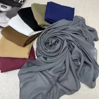 روسری نخی لمه دار دنیز قواره ۱۴۰(روسری دل‌آرا)