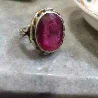 انگشتر توپاز صورتی