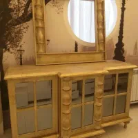 اینه کنسول تمام چوب