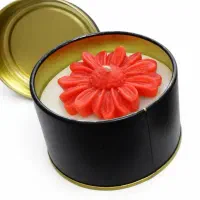 ظرف مشکی درب دار  همراه اسانس و جار آبگز معطر