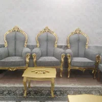 مبل سلطنتی نونو طلایی