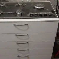 گاز شیشه ای ۵شعله توکار درسا