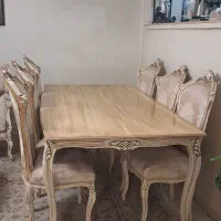 مبل۷نفره و ناهارخوری ۶نفره|مبلمان خانگی و میز عسلی|پردیس, فاز ۲|دیوار