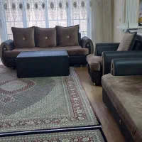 مبل ۸ نفره راحتی جنس درجه یک پاچه ها سالم|مبلمان خانگی و میز عسلی|طرقبه, |دیوار