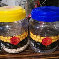 ظروف شیشه ای برای حبوبات و موادغذایی وبطری شیشه ای