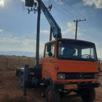 جرثقیل خاور کفی دار  دکل بلند همراه سبد ایمن