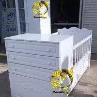 سرویس خواب*تخت خواب سیسمونی کودک و نوجوان*مدل ایسا|تخت و سرویس خواب|رشت, استقامت ۲|دیوار