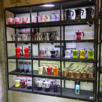 قفسه آهنی فروشگاه با ام‌دی‌اف