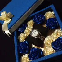 باکس گل همراه لوازم برای روز مرد|گل مصنوعی|قائن, |دیوار