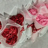 تخفیف ویژه برای گل های روبانی و گلبرگی|گل مصنوعی|مراغه, |دیوار