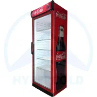 یخچال طرح کوکاکولا قرمز ایستاده