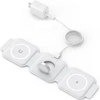 شارژ مغناطیسی بی سیم ۳در۱مدل magnetic|لوازم جانبی موبایل و تبلت|ری, علایین|دیوار