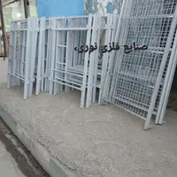 تخت فلزی دوطبقه خوابگاهی(صنایع فلزی نوری) فنسدار|تخت و سرویس خواب|مشهد, بهمن|دیوار