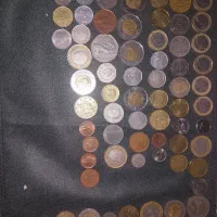 تعداد ۷۸قطعه سکه خارجی وایرانی همگی باارزش|کلکسیون سکه، تمبر، اسکناس|تهران, تهرانپارس شرقی|دیوار