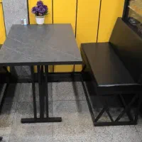 میز مدل ۳ خط کافه رستورانی