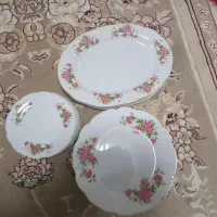 چینی گل قرمز|ظروف سرو و پذیرایی|فولادشهر, C8|دیوار