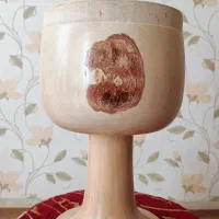 تمبک کلکسیونی گلابی|سازهای سنتی|شهرکرد, |دیوار