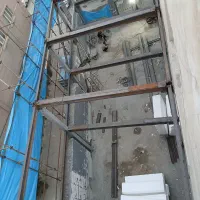 اسکلت فلزی و والپست و نما