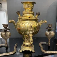 سماور جاشمعی برنجی
