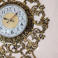 ساعت دیواری برنجی|ساعت دیواری و تزئینی|تهران, خاک سفید|دیوار