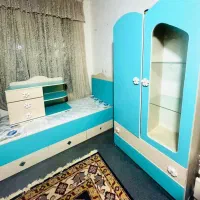 تخت و کمد کودک ونوجوان|تخت و سرویس خواب|قائم‌شهر, |دیوار