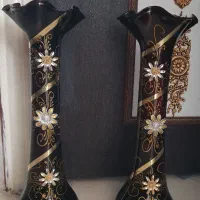 گلدان شیشه ای بلند