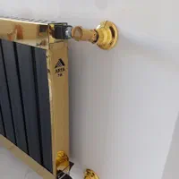 رادیاتور پره ای آلمینیومی دور استیل اریا|آبگرمکن، پکیج، شوفاژ|همدان, |دیوار