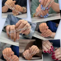 خدمات میکاپ وشنیون و رنگ و لایت و کاشت ناخن و مژه