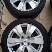 رینگ تارا سایز 16 با لاستیک درصد بالا|قطعات یدکی و لوازم جانبی|قزوین, |دیوار