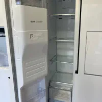 ساید بای ساید ویترینی|یخچال و فریزر|فومن, |دیوار