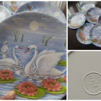 تندیس جاشمعی. ظروف ملامین چینی قدیمی و غیره