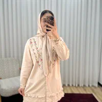 شومیز مانتویی الیاف طبیعی