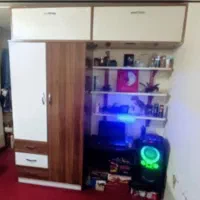 کمد لباسی دو درب مجزا ملامین روکش MDF