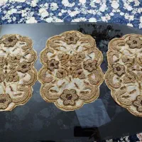 رومیزی سنگدوزی زیبا
