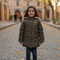 لباس گرم و سارافون دخترانه، کاپشن گرم