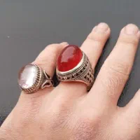 دو عدد انگشتر نقره دست ساز