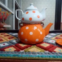 کتری و قوری لعابی